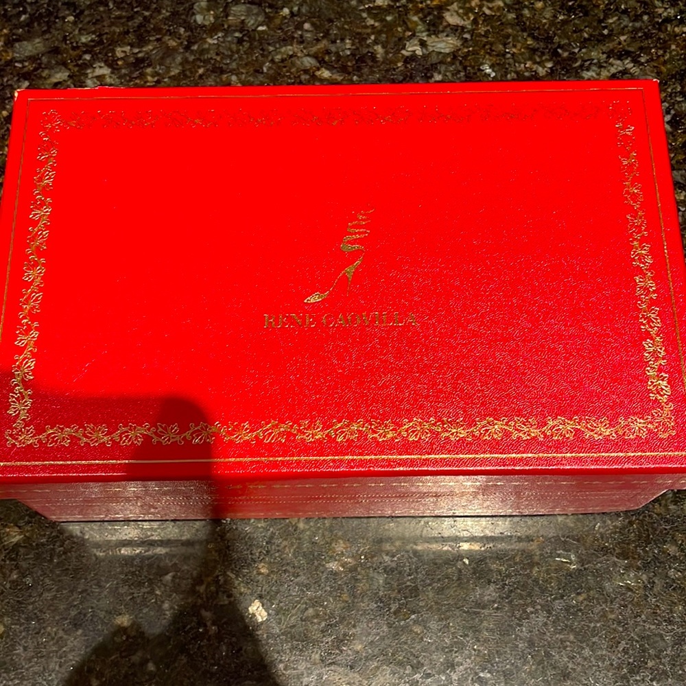 Rene Caovilla- Slingbacks in Lave Veneziana Gold